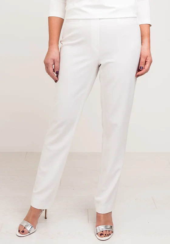 Robell Jacklyn Slim Fit Trousers, Ivory