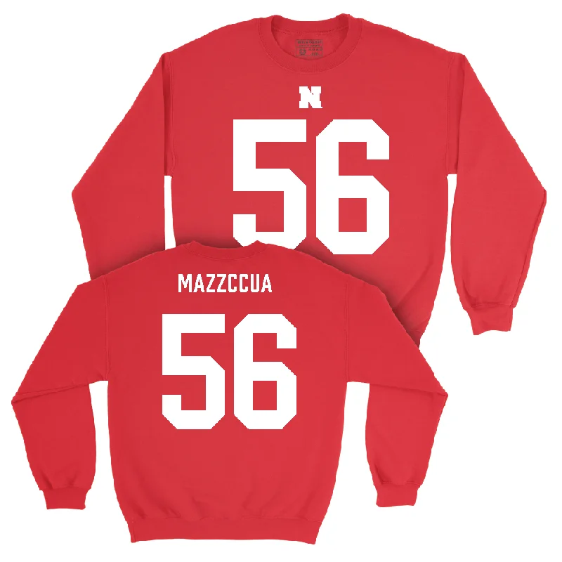 Nebraska Football Red Shirsey Crew  - Micah Mazzccua