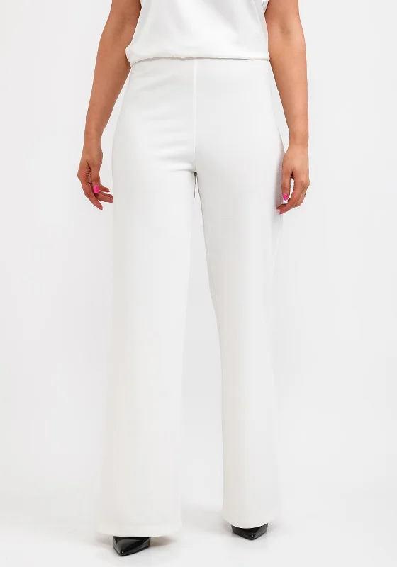 Camelot Straight Leg Trousers, White