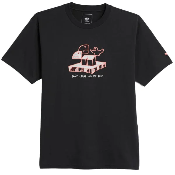 ADIDAS SHMOOFOIL DONT FLIP TEE - BLACK