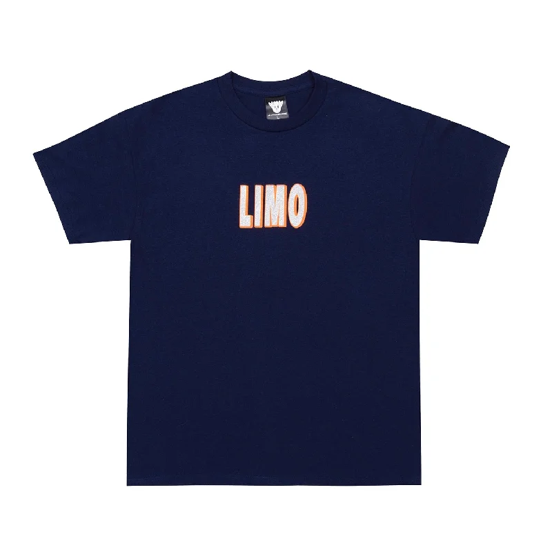 LIMOSINE STICKER TEE - NAVY