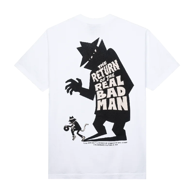 REAL BAD MAN RETURN OF THE RBM T-SHIRT // WHITE