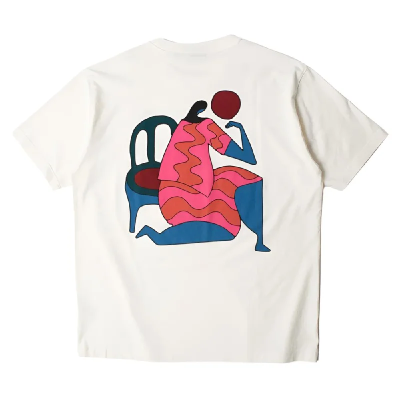 BY PARRA FACE BALL T-SHIRT // OFF WHITE