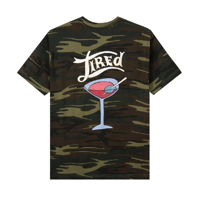 TIRED DIRTY MARTINI SS TEE // CAMO