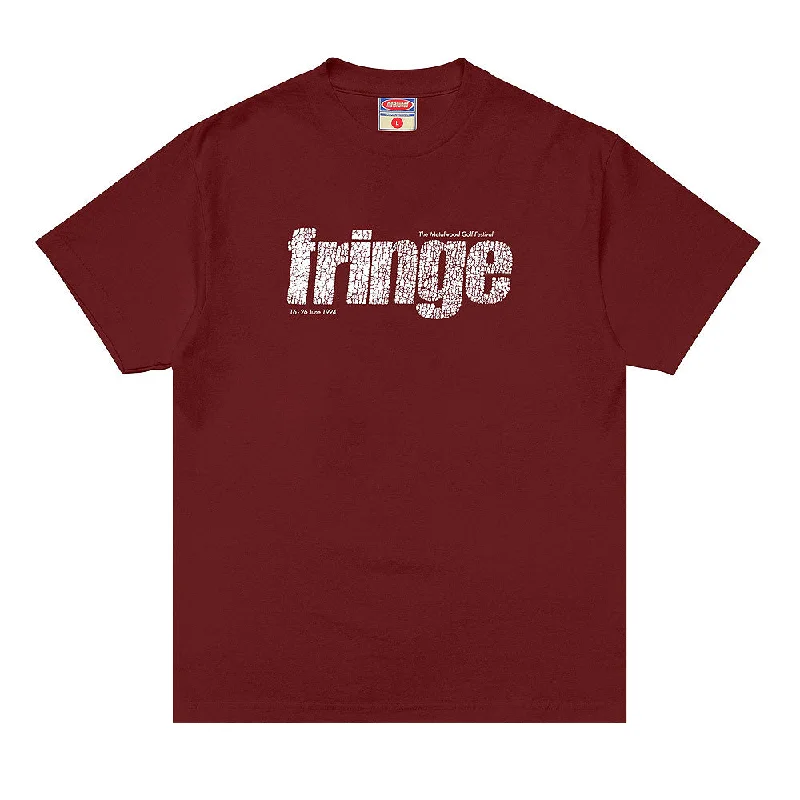 METALWOOD FRINGE T-SHIRT // ROOT BEER