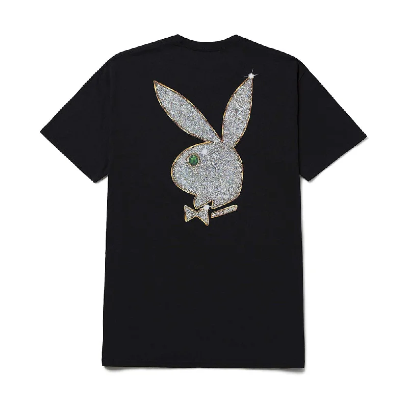 HUF X PLAYBOY VVS LOGO S/S TEE // BLACK