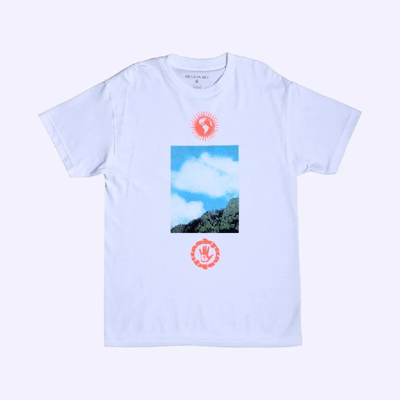 QUASI WINDOW TEE - WHITE