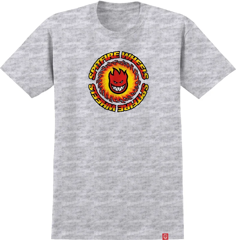 SPITFIRE OG FIREBALL TEE - ASH RED