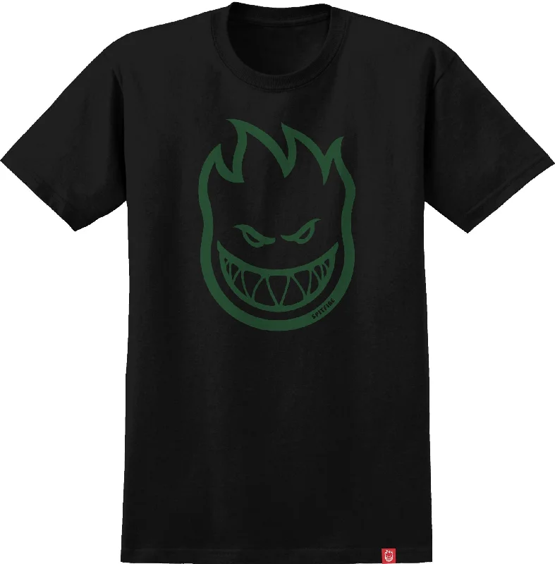 SPITFIRE BIGHEAD TEE - BLACK GREEN