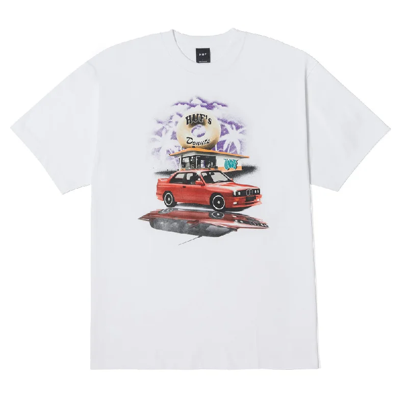 HUF DRIVE THRU T-SHIRT // WHITE