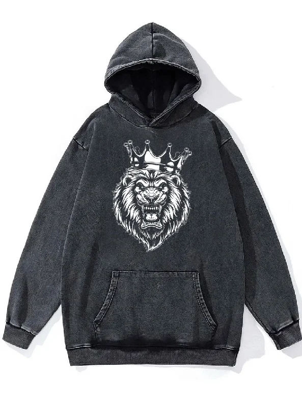 lion king Washed Gym Hoodie