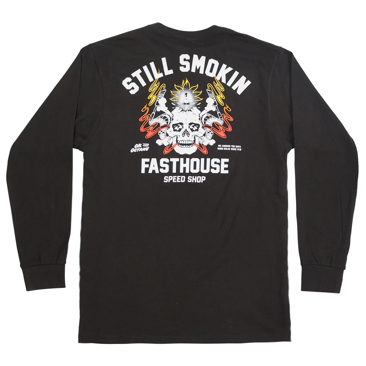 Fasthouse Smoke & Octane Long Sleeve Tee - Black