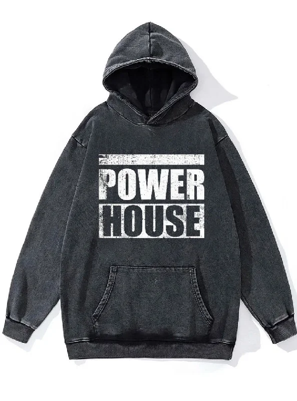 power house Washed Gym Hoodie