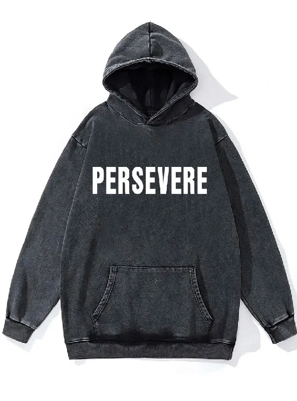 persevere Washed Gym Hoodie