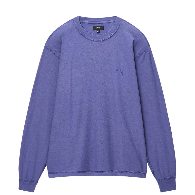 STÜSSY LAZY  LS TEE // DEEP COBALT