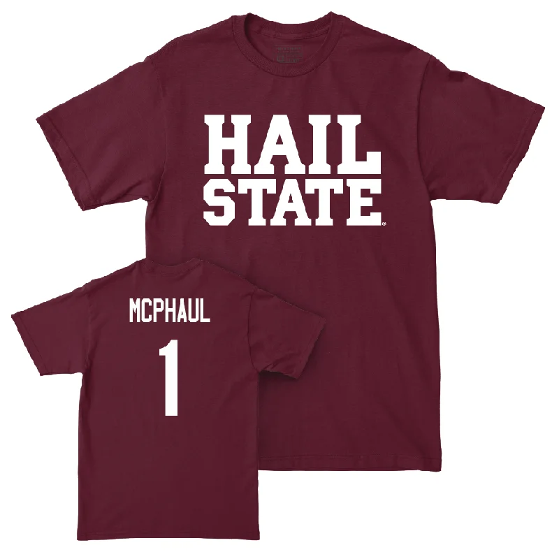 Maroon Women's Basketball Hail Tee - Destiney McPhaul