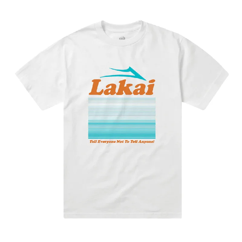 LAKAI WELSH S/S T-SHIRT // WHITE