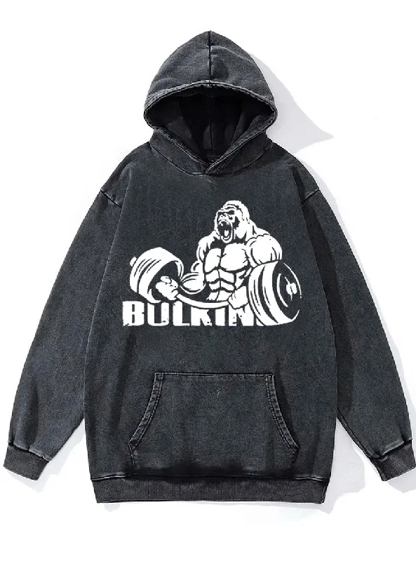 bulking gorilla Washed Gym Hoodie