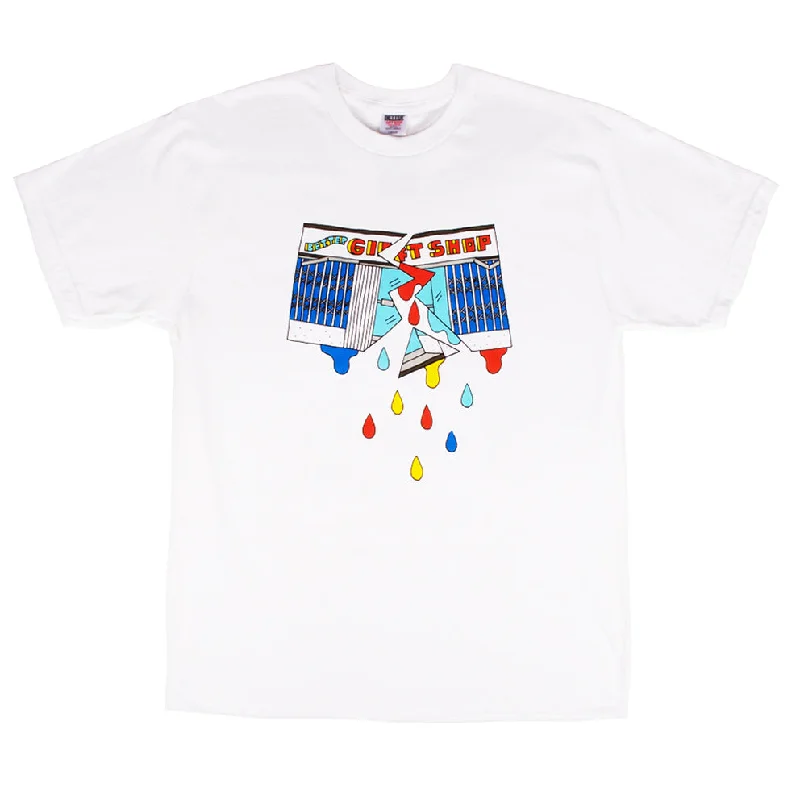 Better™ GIFT SHOP BROKEN GIFT SHOP S/S T-SHIRT // WHITE