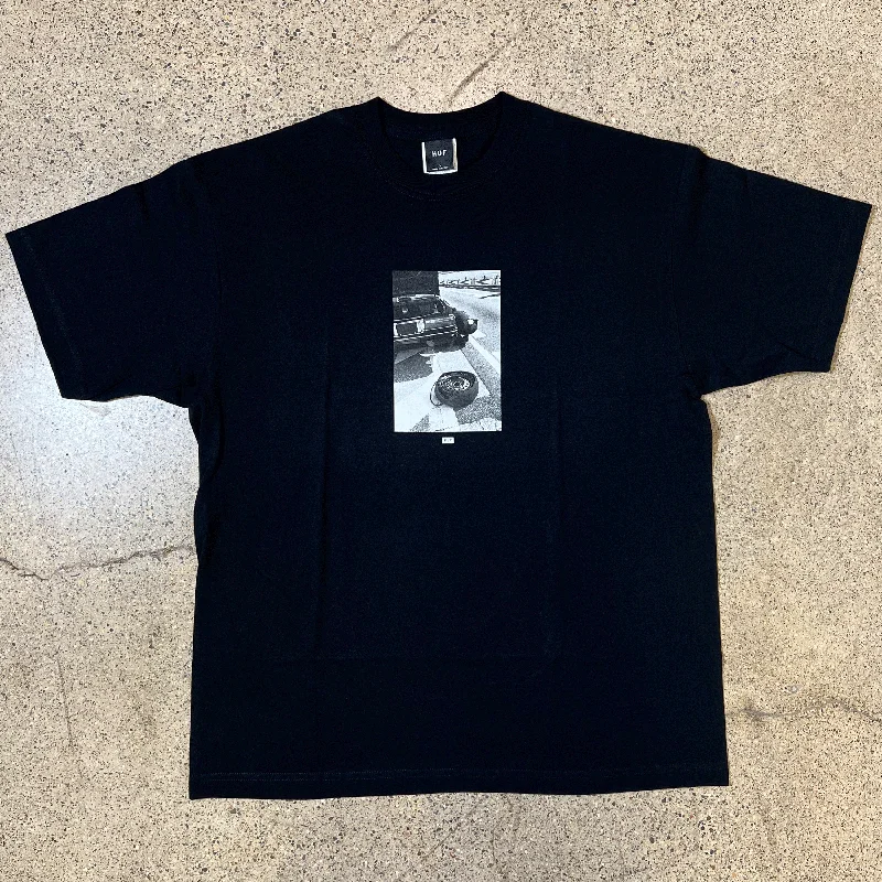 HUF MASON TEE - BLACK