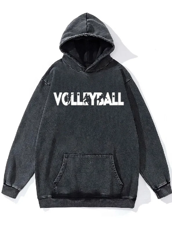 Volleyball Washed Gym Hoodie