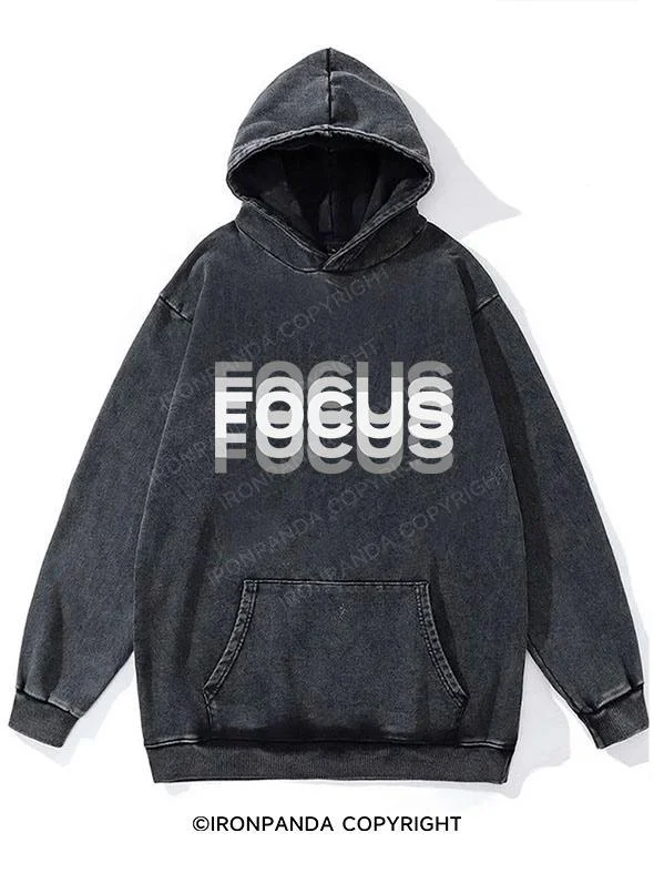 FOCUS Washed Gym Hoodie