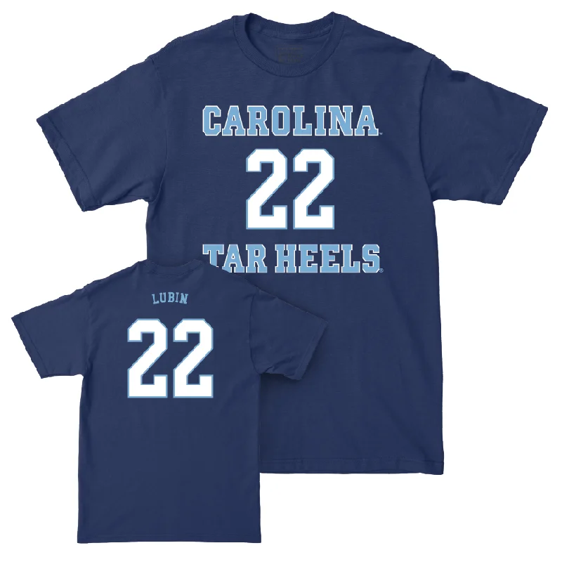 UNC Men's Basketball Sideline Navy Tee  - Ven-Allen Lubin