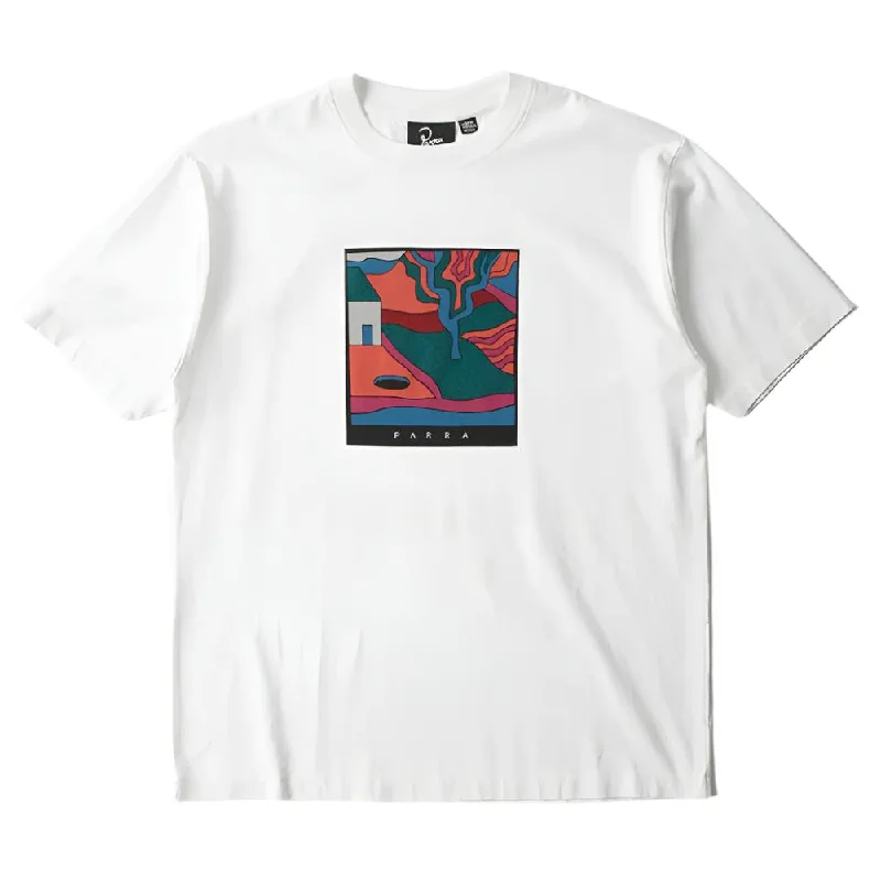 BY PARRA HOLE IN THE YARD T-SHIRT // WHITE