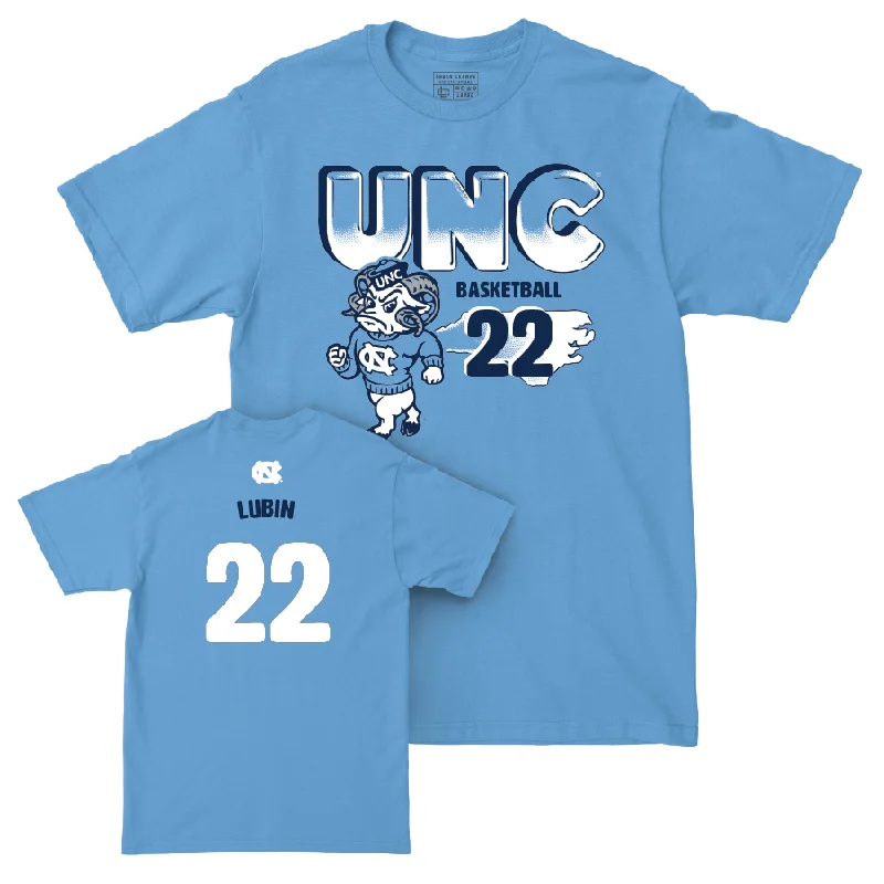 UNC Men's Basketball Mascot Carolina Blue Tee  - Ven-Allen Lubin