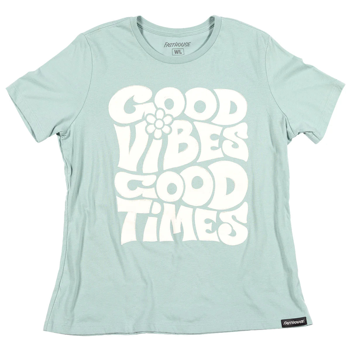 Fasthouse Groove Tee - Womens - Dusty Blue