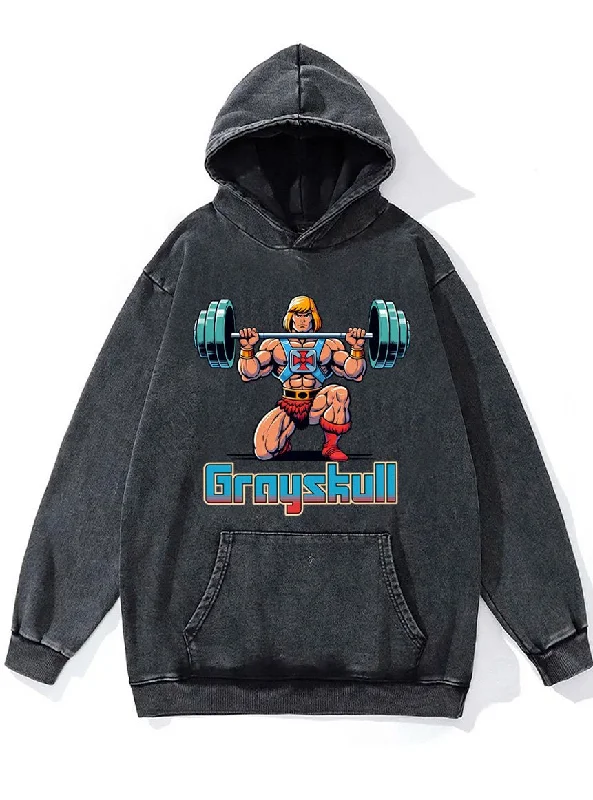 grayskull Washed Gym Hoodie