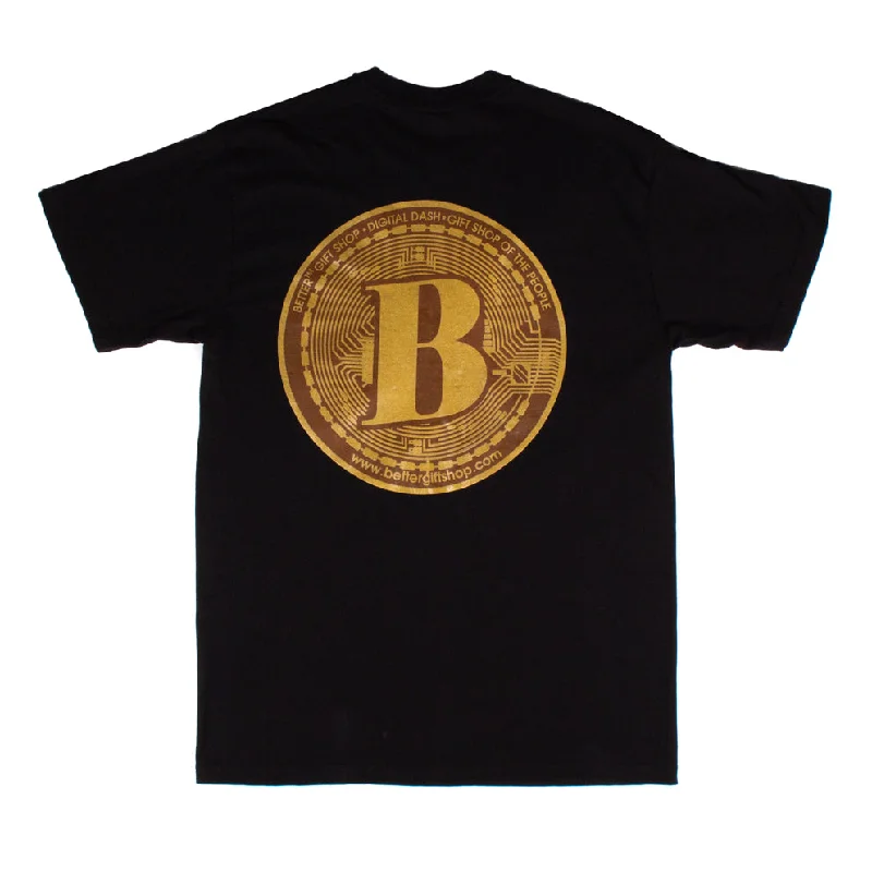 Better™ GIFT SHOP CRYPTO S/S T-SHIRT // BLACK