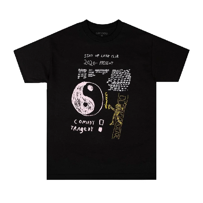 GX1000 STAY UP LATE CLUB TEE - BLACK