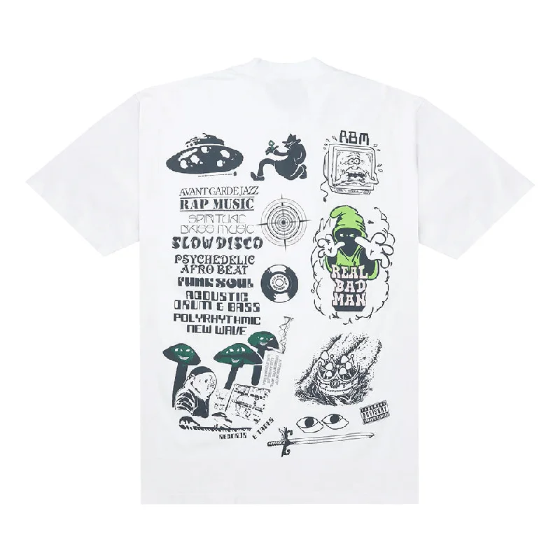 REAL BAD MAN SYNCOPATION SS TEE // WHITE