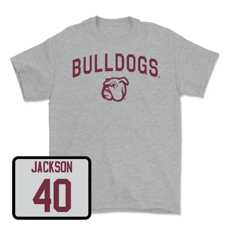 Sport Grey Men's Basketball Bulldogs Tee  - Trey Jackson