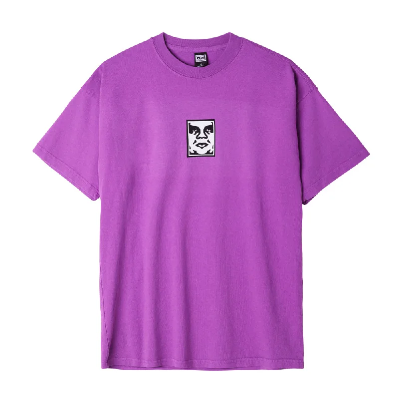 OBEY ICON HEAVYWEIGHT TEE // ORCHID