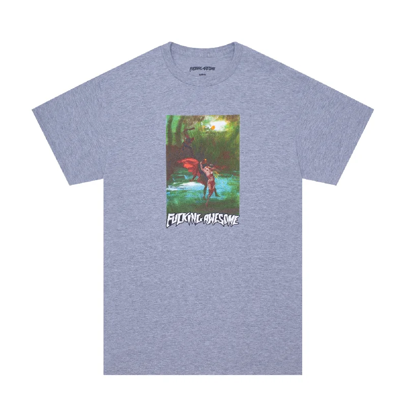 FUCKING AWESOME LAZARUS TEE - HEATHER GREY