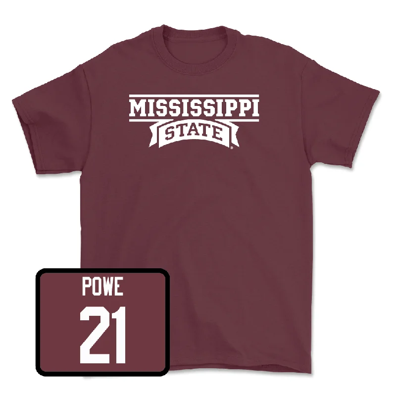 Maroon Women's Basketball Team Tee - Debreasha Powe