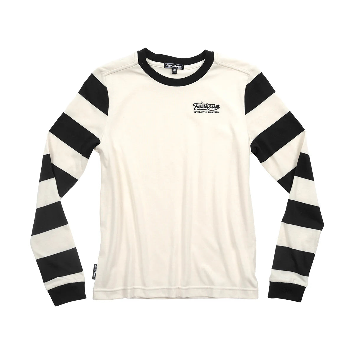 Fasthouse Jailbreak Stripe Long Sleeve Tee - Youth - Natural