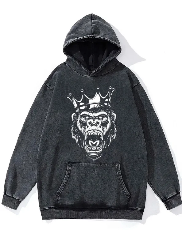 king gorilla Washed Gym Hoodie