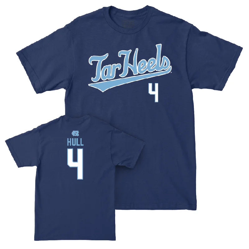 UNC Women's Basketball Navy Script Tee  - Laila Hull