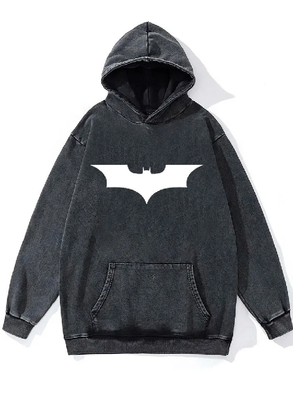 bat man Washed Gym Hoodie