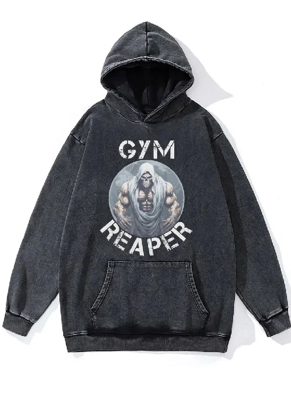 Gym Reaper Washed Gym Hoodie