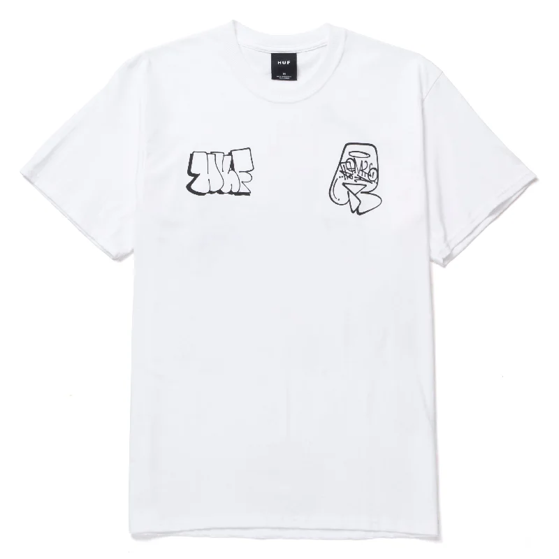 HUF REMIO S/S TEE // WHITE