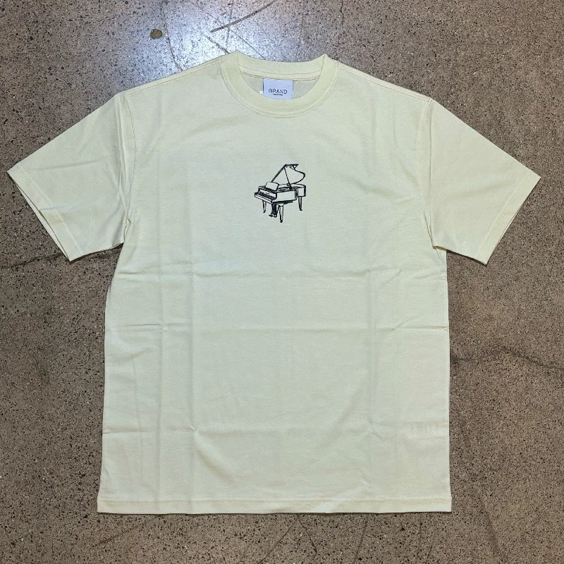 GRAND PIANO TEE - CREAM