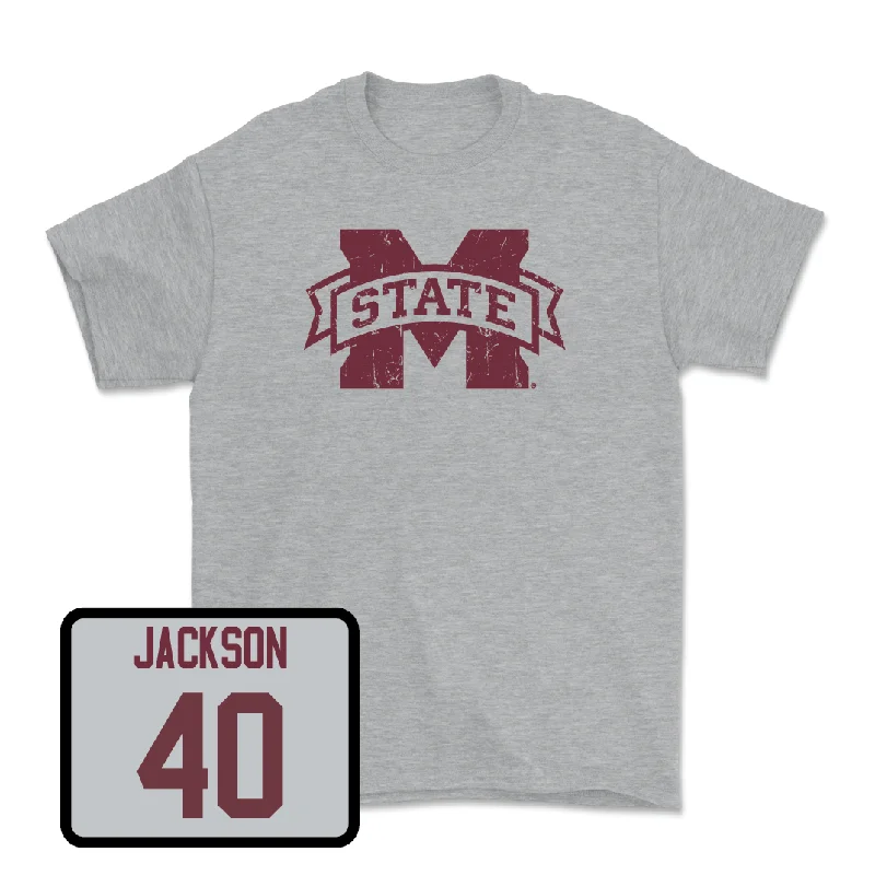 Sport Grey Men's Basketball Classic Tee  - Trey Jackson