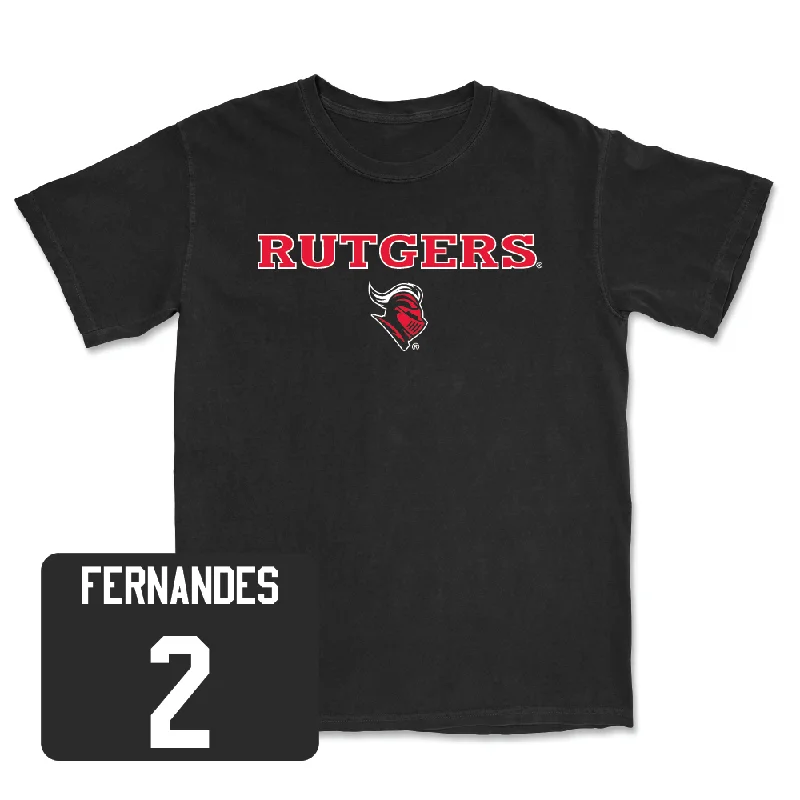 Men's Basketball Black Rutgers Tee - Noah Fernandes