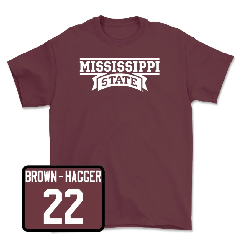 Maroon Women's Basketball Team Tee - Jasmine Brown-Hagger