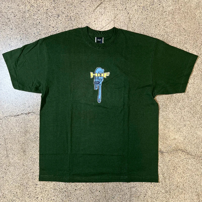 HUF VISE TEE - HUNTER GREEN