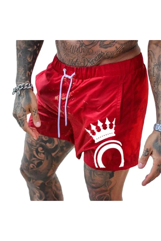 Men's Printed Standard Size Marine Shorts